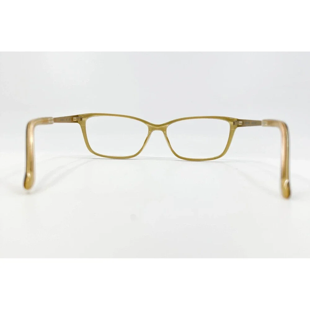 Jill Stuart Eyeglasses Women Black Gold JS 320-2 Cat Eye Frames 53-14-135